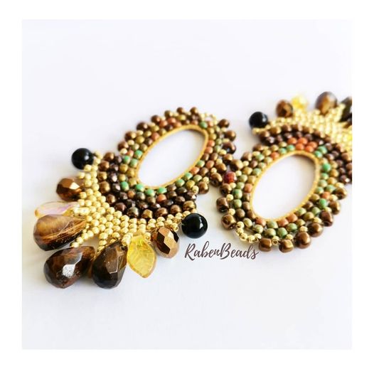 RB GOLD Hoop Earrings