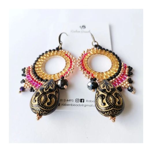 RB Hoops Earrings