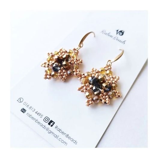 RB Gold Earrings