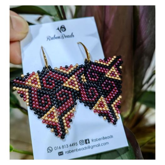 RB Triangle Earrings