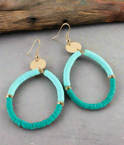 New Popular Personality coloured Soft Ceramic Earrings