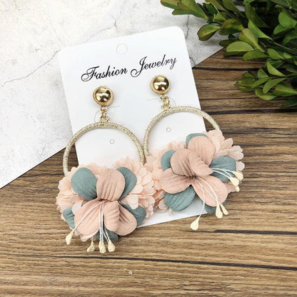 Multi Style Handmade Women's Summer Flower Earrings