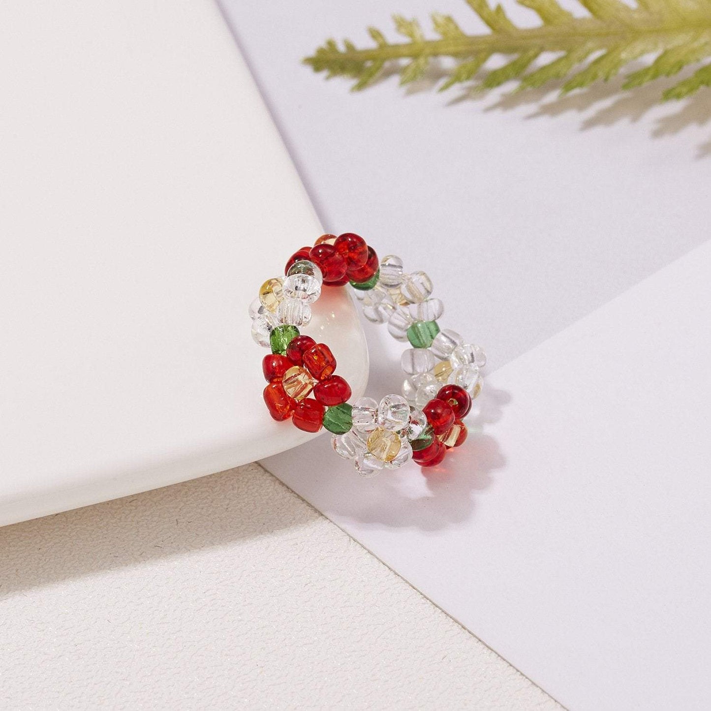 Women's Bead Ring Fashion Jewelry