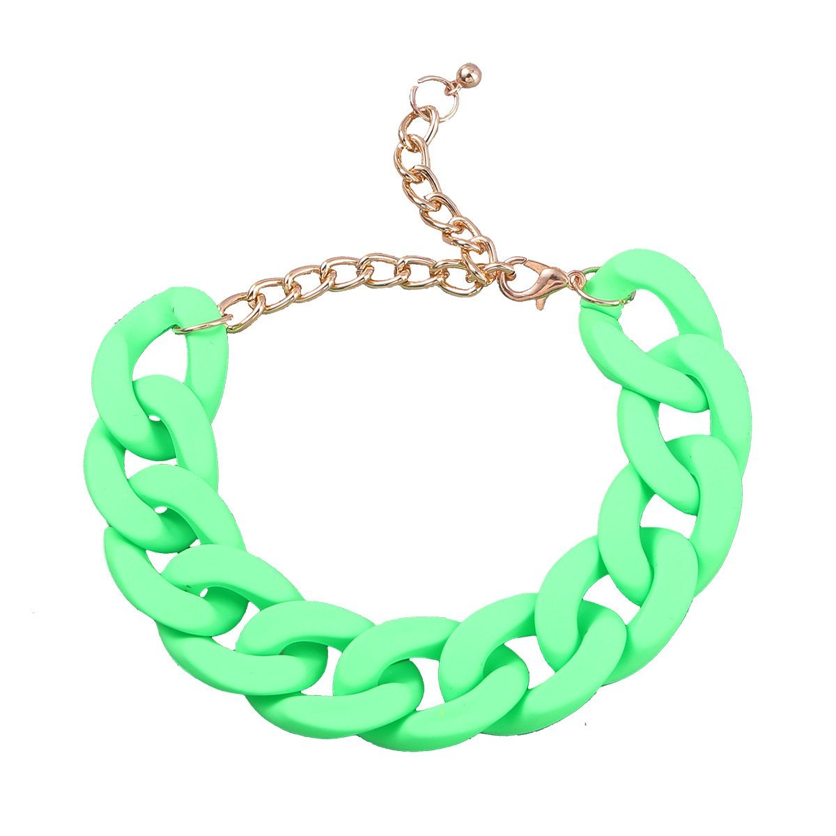 Women's Fashion Solid colour Hard Rubber Bracelet