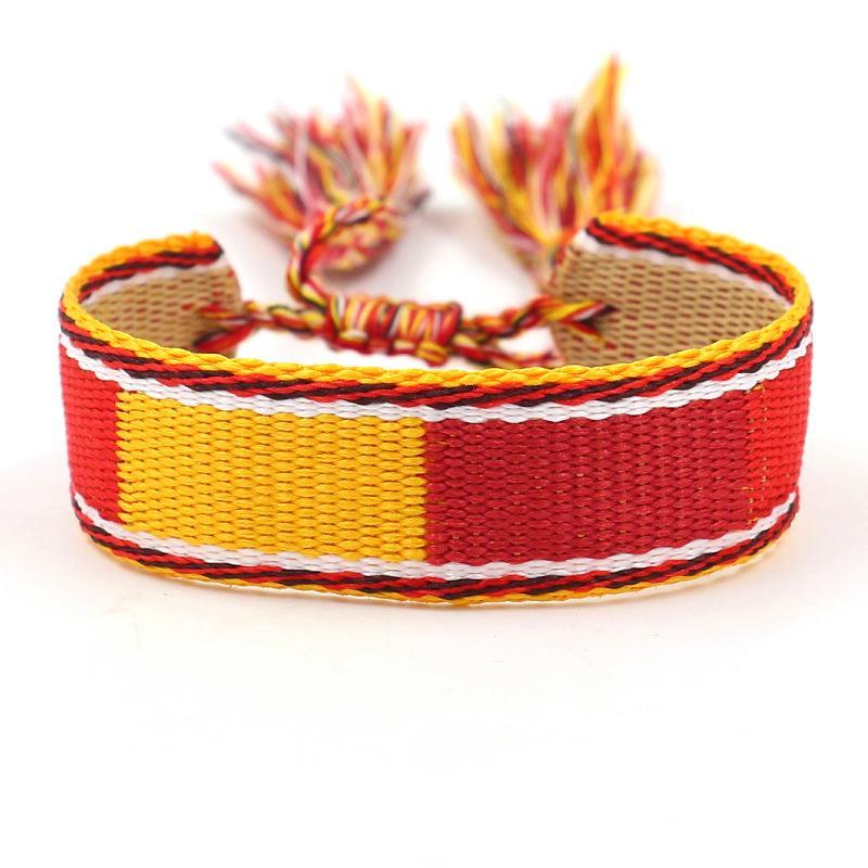 National Style Striped Handmade Bracelet