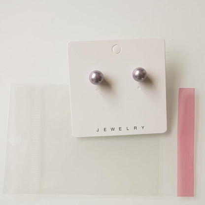 40 Pairs 100% Natural Pearl 925 Silver Stud Earrings