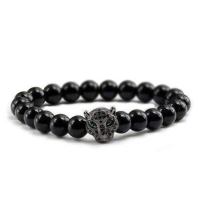 12 Style Men Black Lava Healing Balance Beads Bracelet