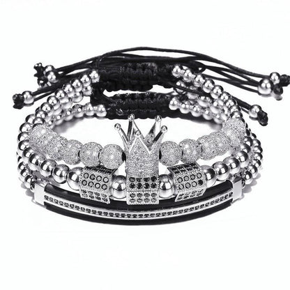 Hip Hop Cubic Micro Pave CZ Charm Bracelets