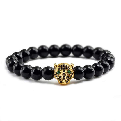 12 Style Men Black Lava Healing Balance Beads Bracelet