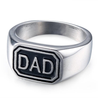 Stainless Steel DAD Ring For Father's day