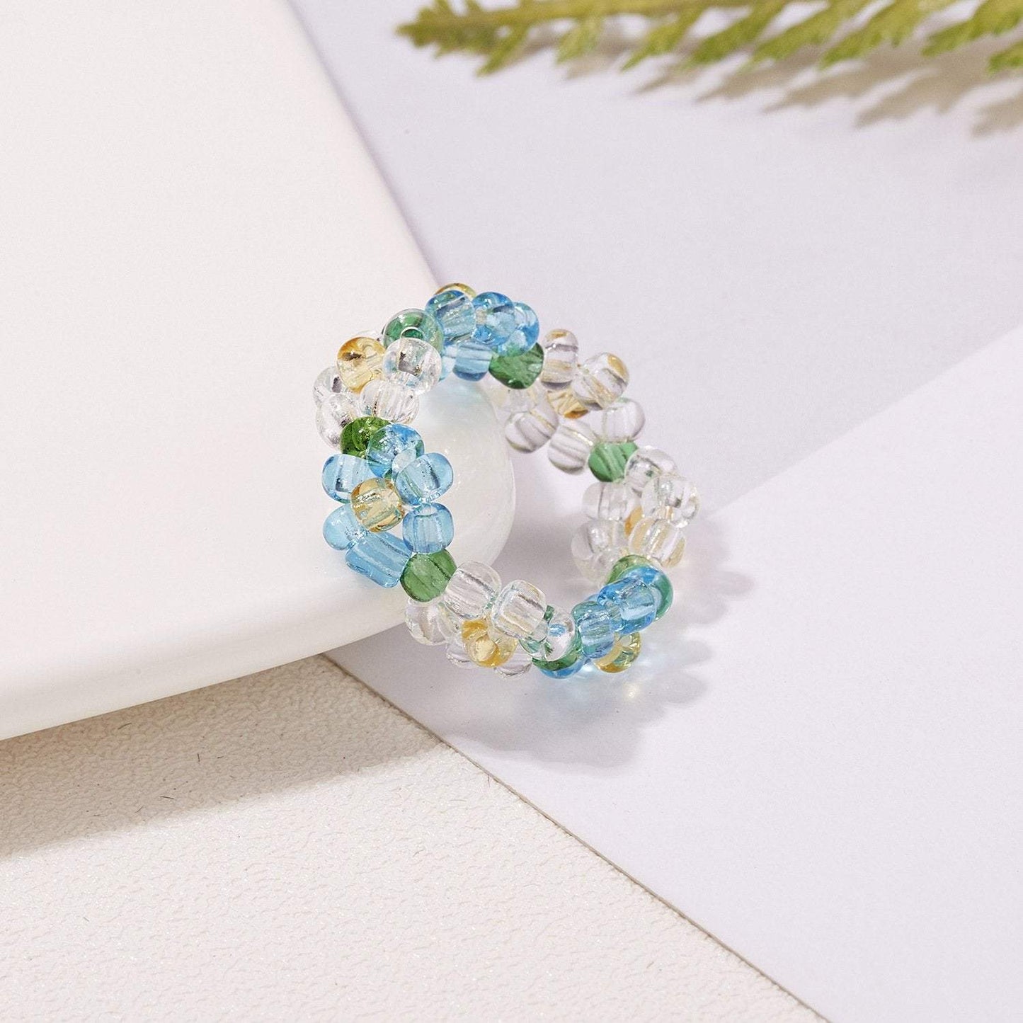 Women's Bead Ring Fashion Jewelry