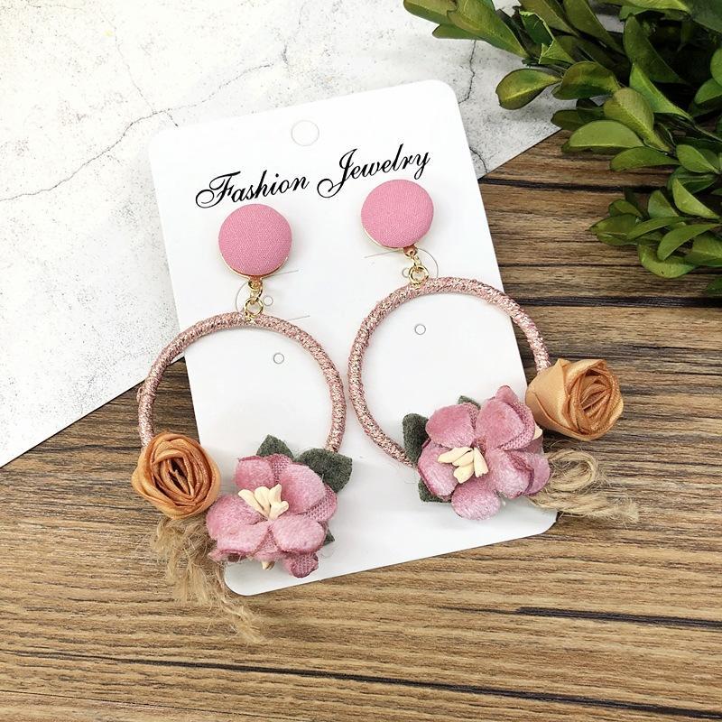 Multi Style Handmade Women's Summer Flower Earrings