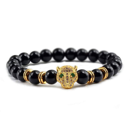 12 Style Men Black Lava Healing Balance Beads Bracelet