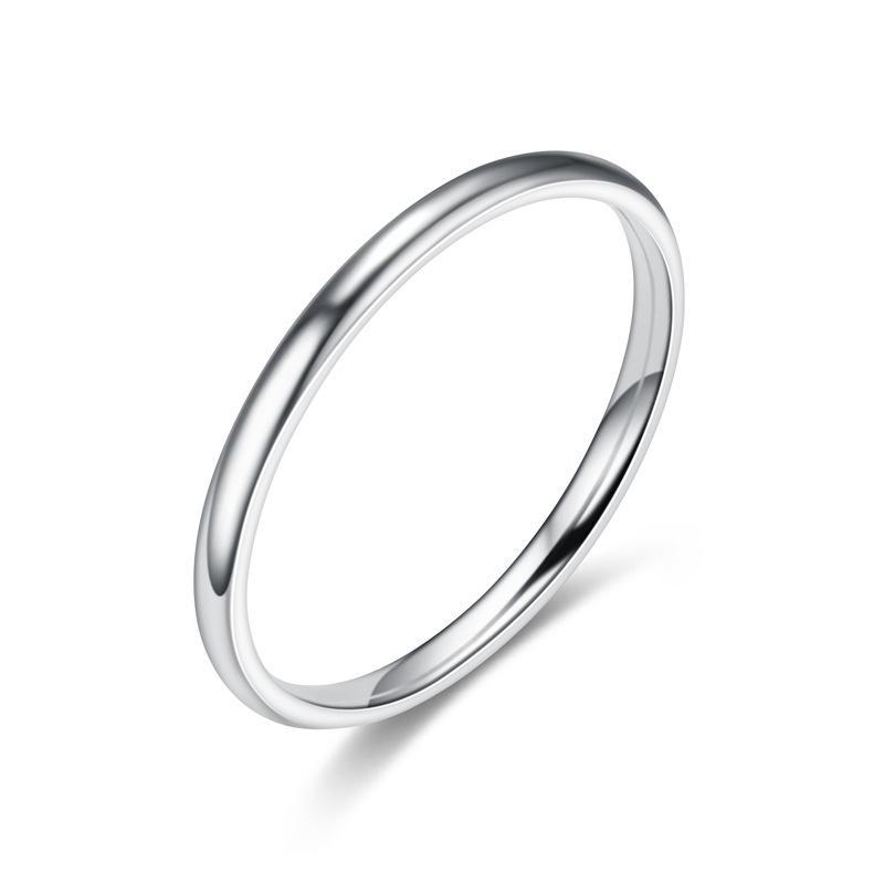 2mm Titanium Steel Thin Ring