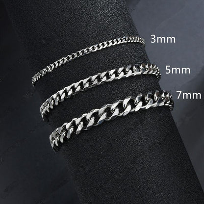 Cuban Chain Men Stainless Steel Bracelet