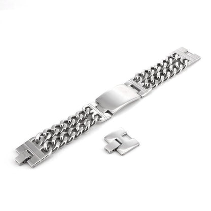 Casual Geometric Stainless Steel Plating Bracelets