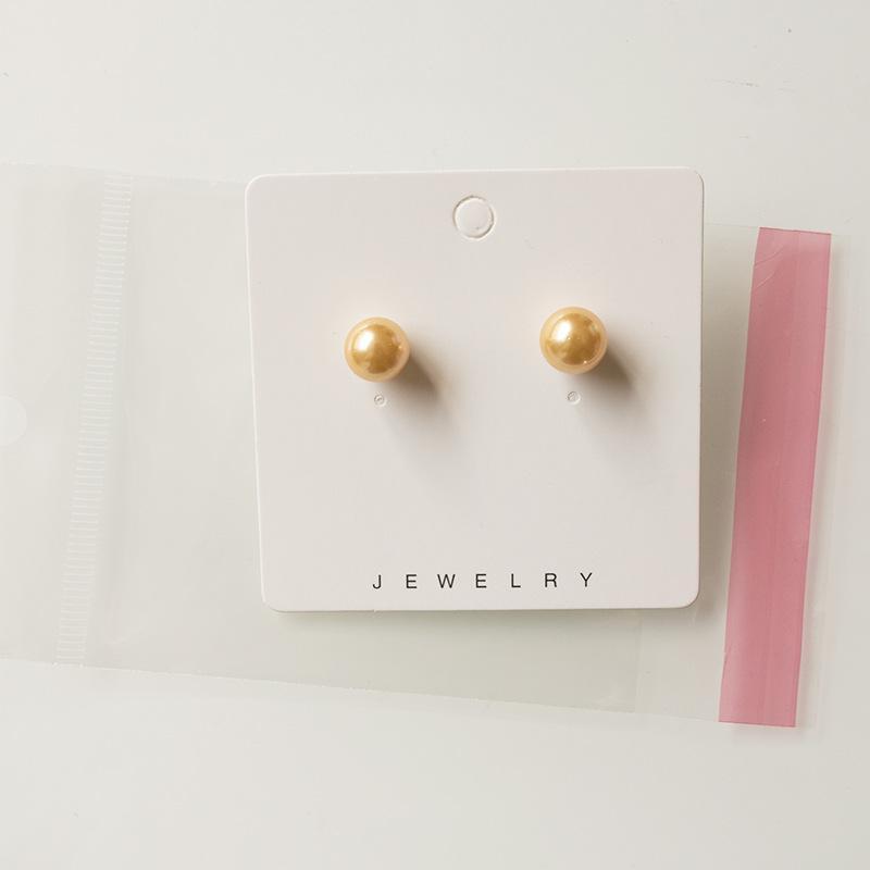 100% Natural Pearl 925 Silver Stud Earrings