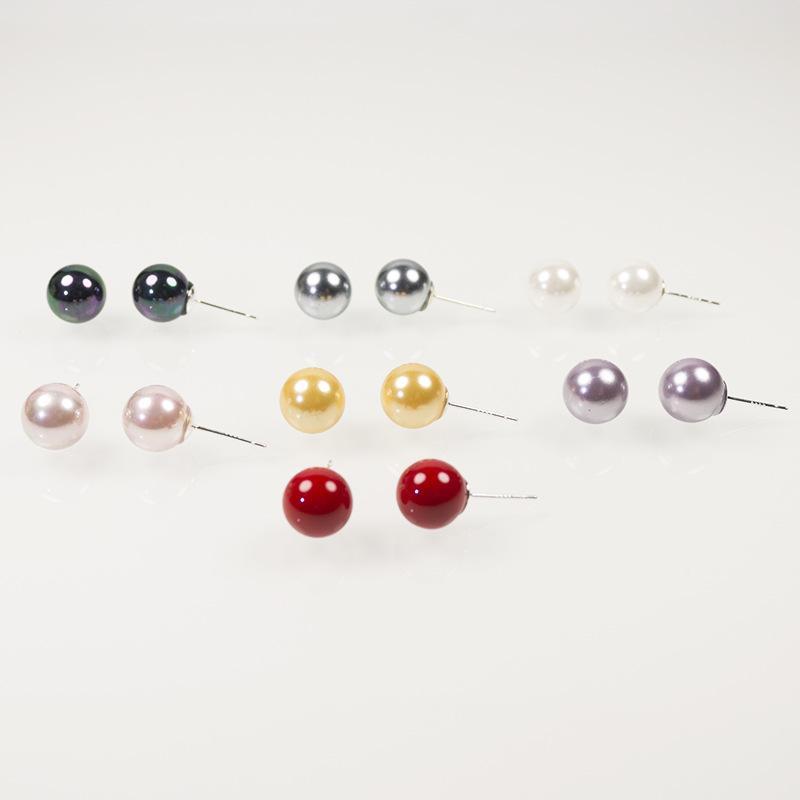 40 Pairs 100% Natural Pearl 925 Silver Stud Earrings