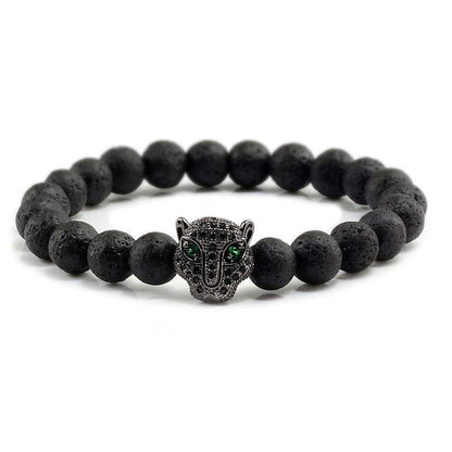 12 Style Men Black Lava Healing Balance Beads Bracelet