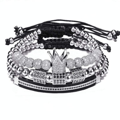 Hip Hop Cubic Micro Pave CZ Charm Bracelets