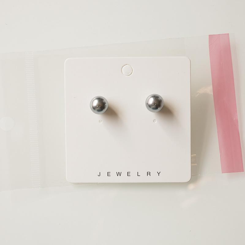 100% Natural Pearl 925 Silver Stud Earrings