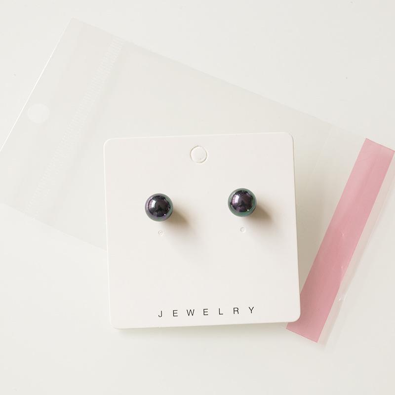 100% Natural Pearl 925 Silver Stud Earrings