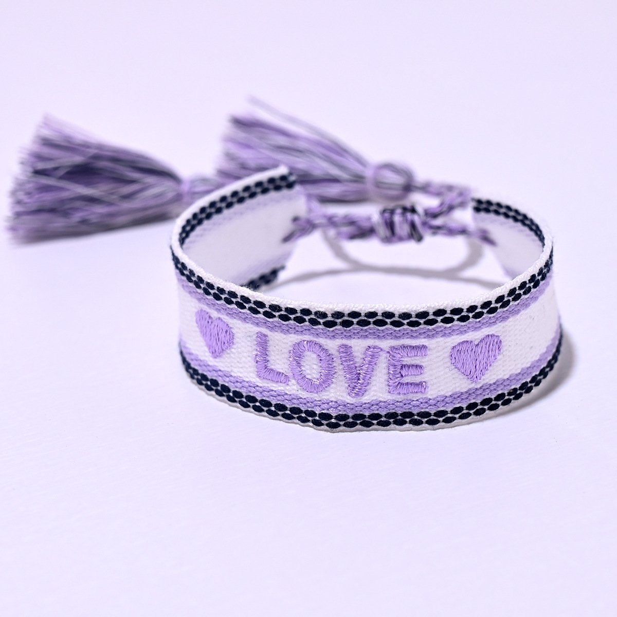 Bohemian Handmade Embroidery LOVE Letter Bracelet