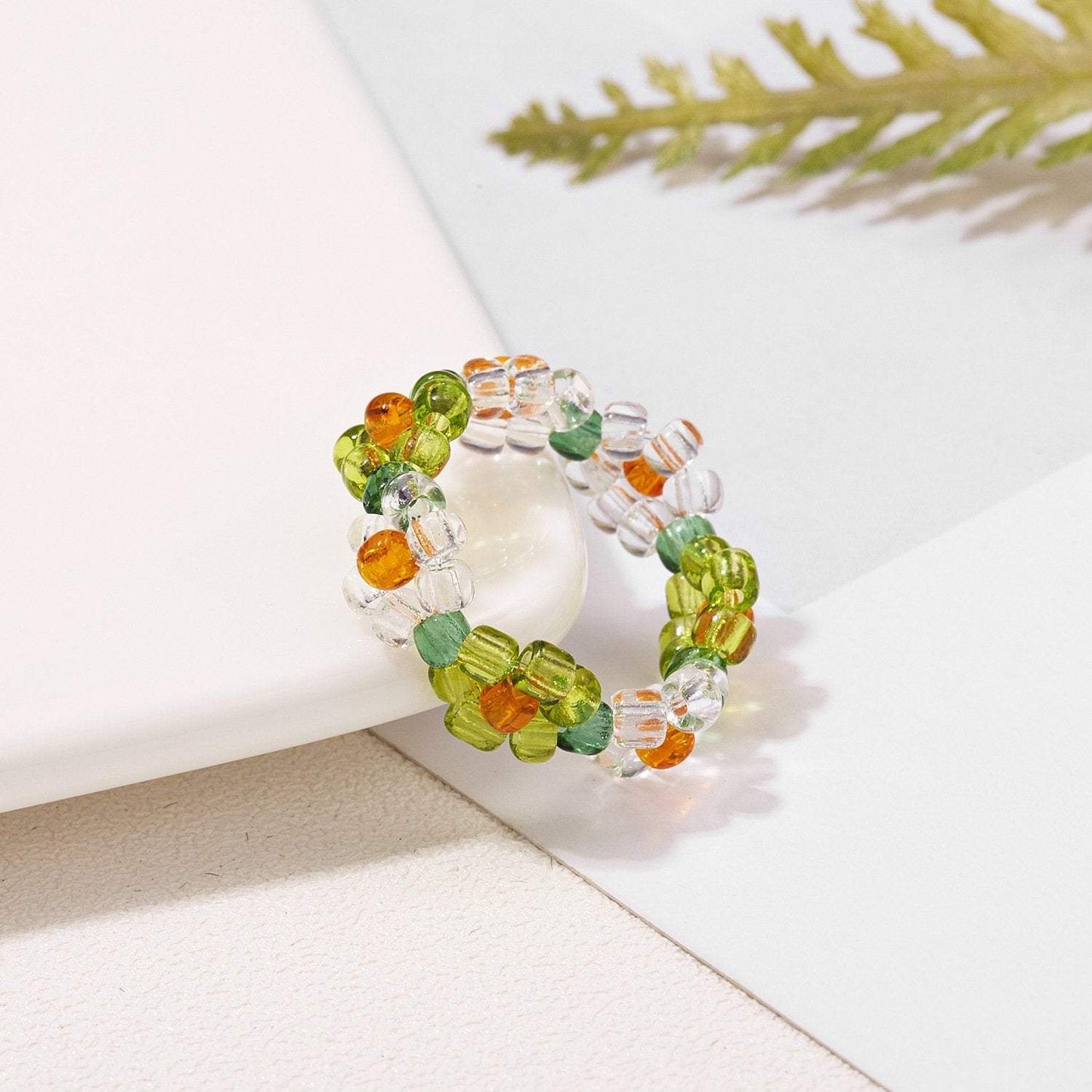 Women's Bead Ring Fashion Jewelry