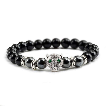 12 Style Men Black Lava Healing Balance Beads Bracelet