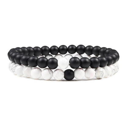 Natural Stone Lava Beaded Yoga Bracelets