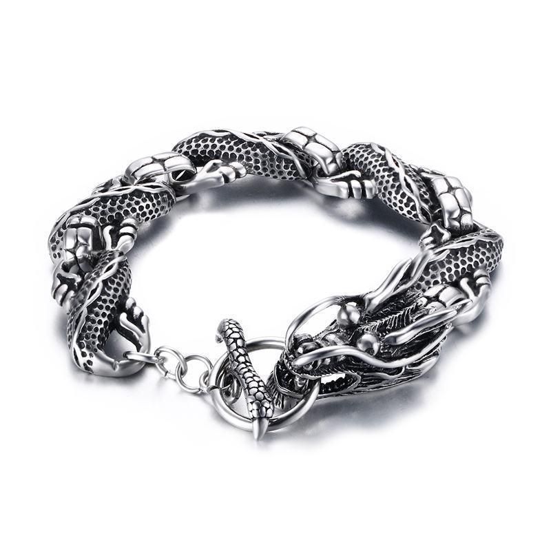 Retro Punk Domineering Dragon Bracelet