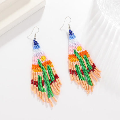 Colorful Niche Ethnic Style Handmade Earring