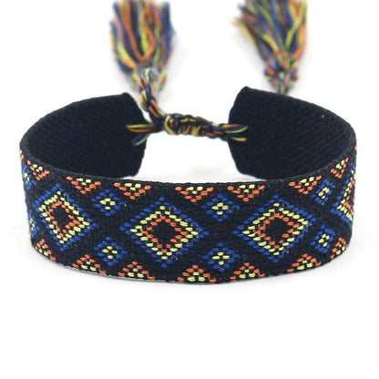 National Style Striped Handmade Bracelet