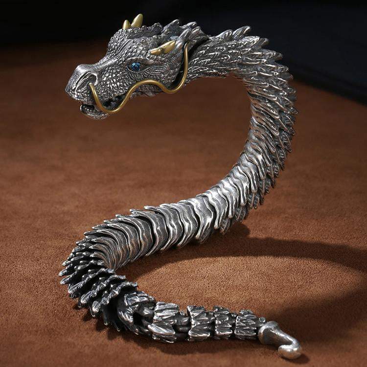 High Quality Viking Dragon Men Bracelet