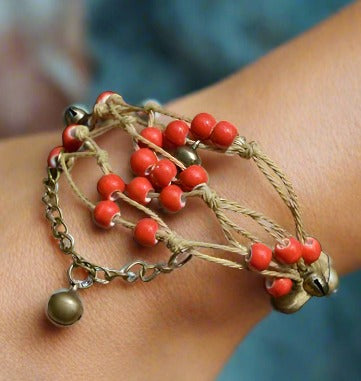 Bohemia Handmade Ceramic Woven Bracelet