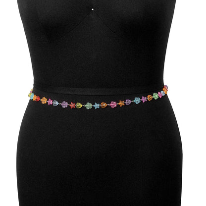 New colourful Flower Waist Chain Women's Body Chain