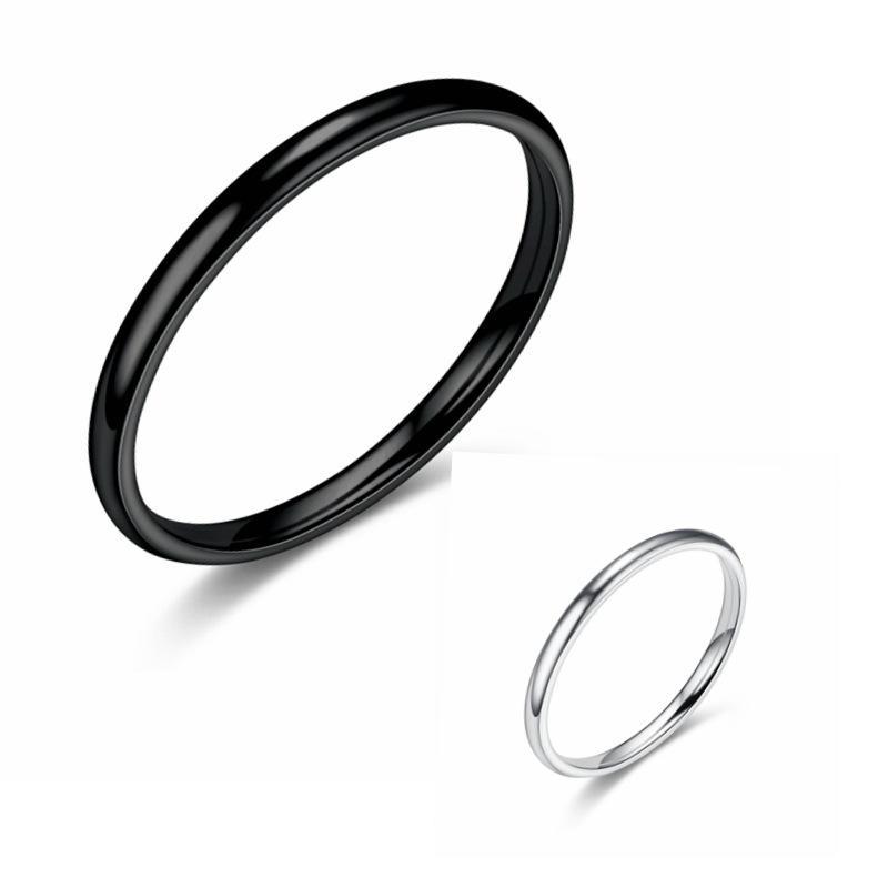 2mm Titanium Steel Thin Ring