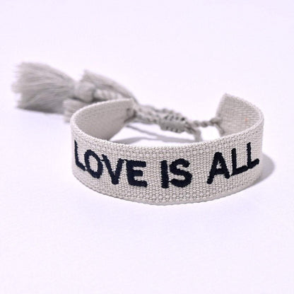 Bohemian Handmade Embroidery LOVE Letter Bracelet