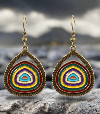 Women's Bohemian Vintage Water Drop Earrings