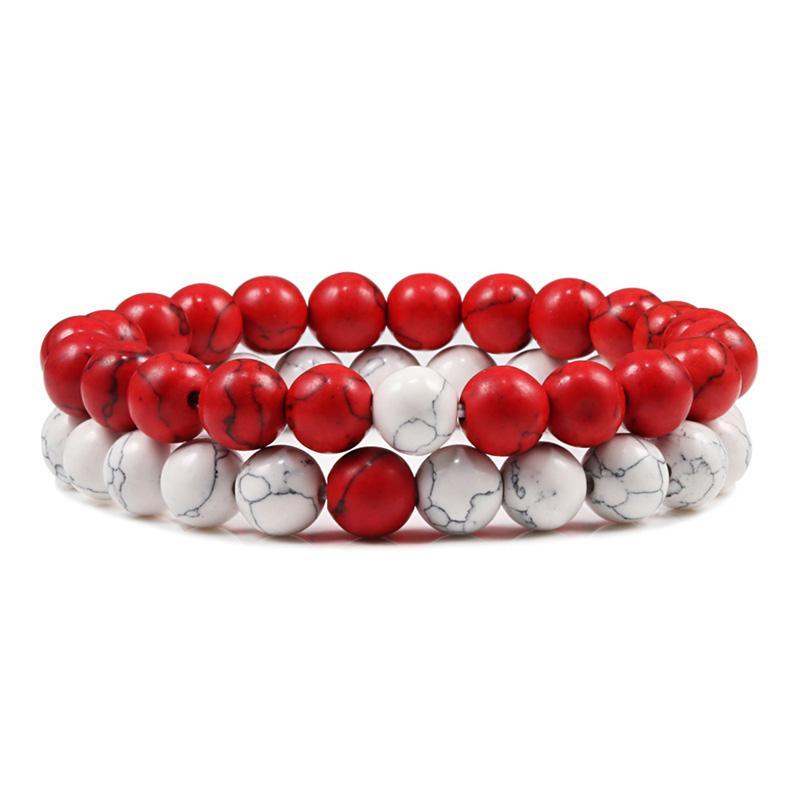 Natural Stone Lava Beaded Yoga Bracelets