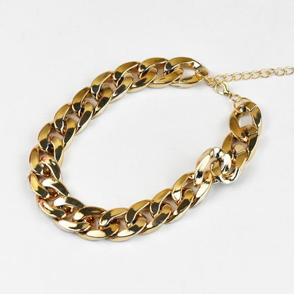 Fashion Dog Bully Gold Chain Collar