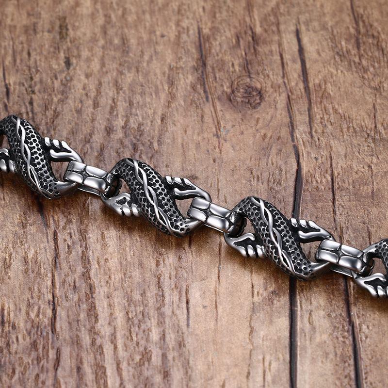 Retro Punk Domineering Dragon Bracelet