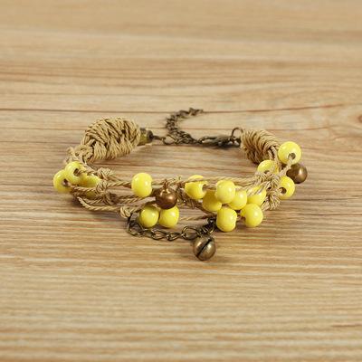 Bohemia Handmade Ceramic Woven Bracelet