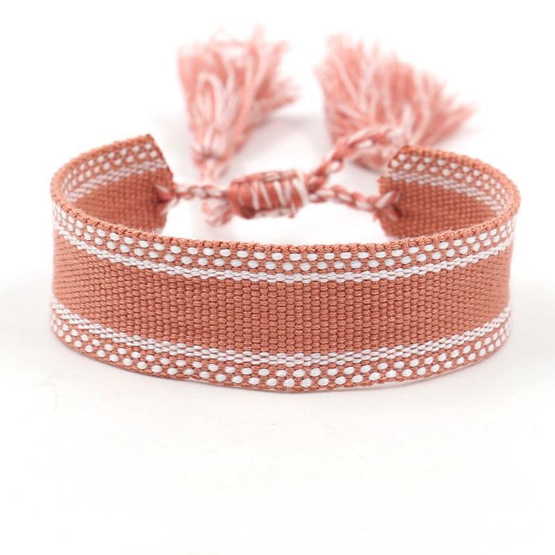 National Style Striped Handmade Bracelet