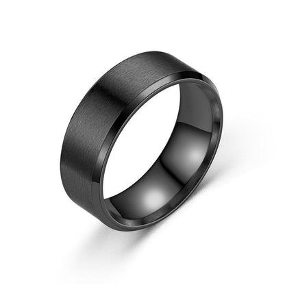 Stainless Steel Matte Ring