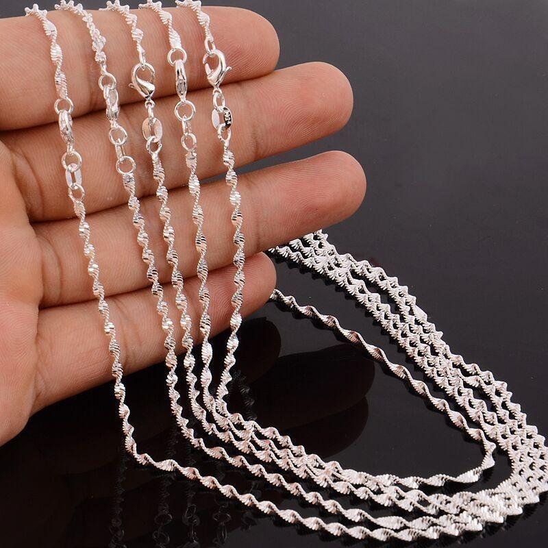 2MM Silver Plated Water Chain