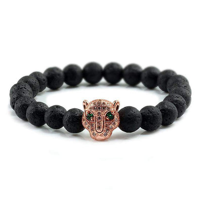 12 Style Men Black Lava Healing Balance Beads Bracelet