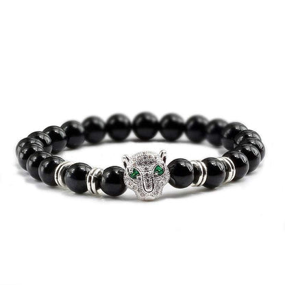 12 Style Men Black Lava Healing Balance Beads Bracelet